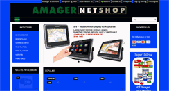 Desktop Screenshot of amagernetshop.dk